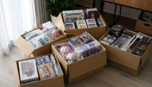 買取業者へ査定を依頼するための梱包写真